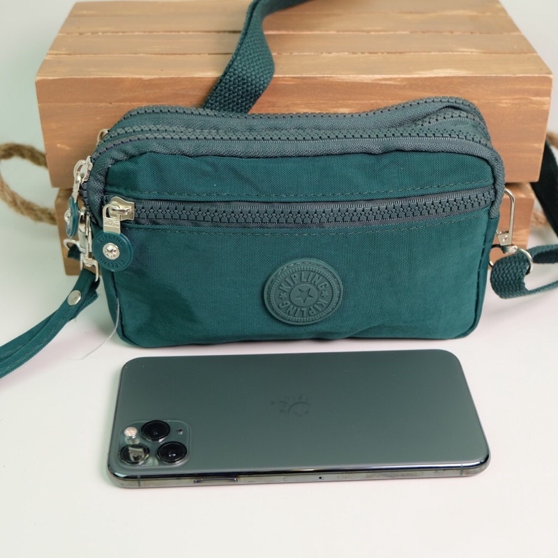 Dompet hp kipling selempang 4 sleting import