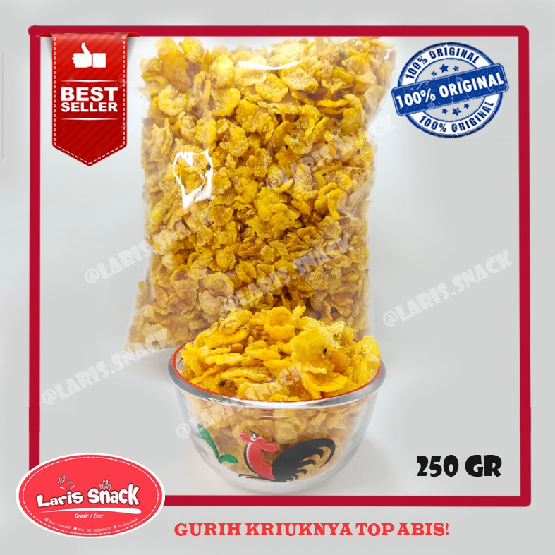 

Jagung Geprek Pedes Manis Gurih Renyah Snack Kiloan Curah 250gr