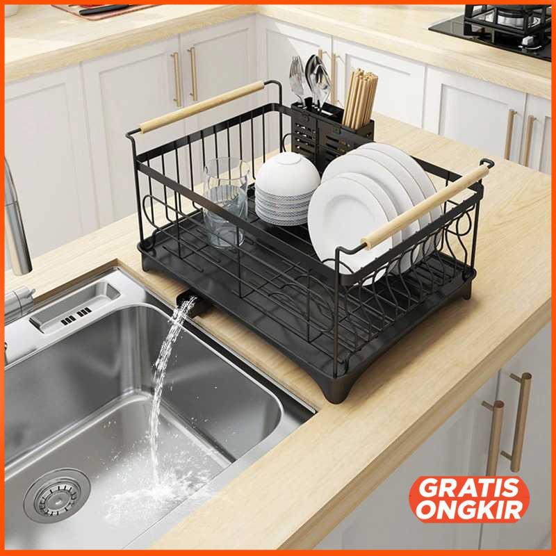 Rak Pengering Cuci Piring Kitchen Drain Basket - MYHY001