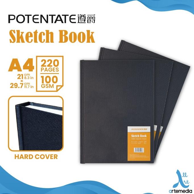 

(COD) POTENTATE A4 Sketchbook 110 Sheets 100gsm Kertas Buku Gambar & Sketsa