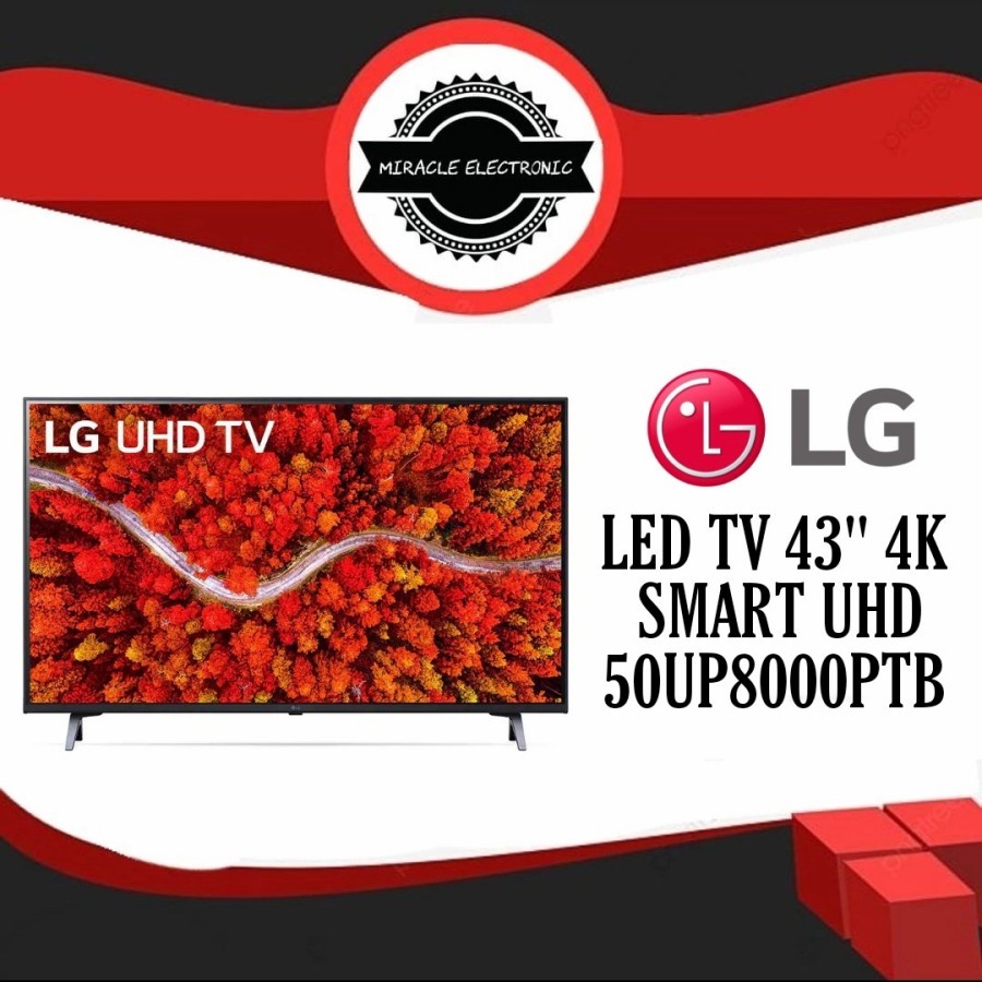 LG 50UP8000PTB - LED TV 50" 4K SMART UHD AI THINQ 50UP8000