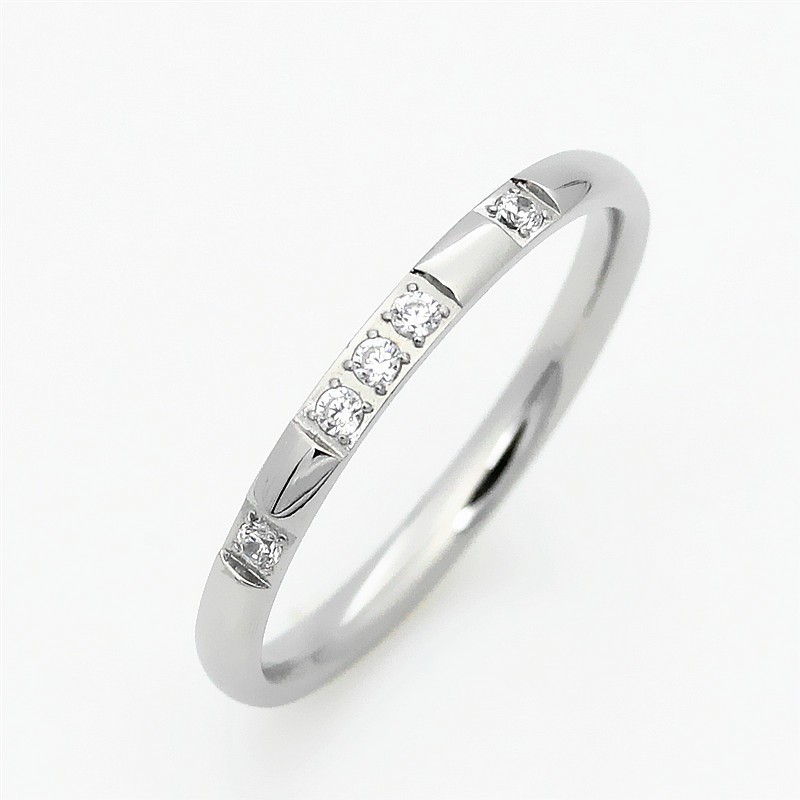 [ Best Seller] Cincin Titanium Mini Korea Wanita Fashion CK005 warna perak silver hadiah simple