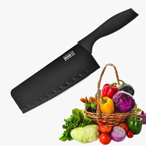 SHENAR PISAU DAPUR SET BLACK MEMOTONG DAGING BUAH DAN SAYUR KNIFE CUTRELY