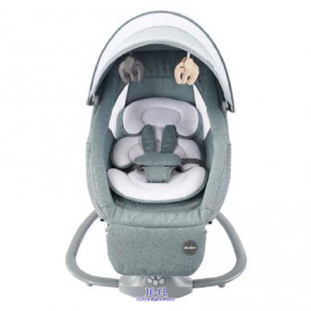 Cocolatte Snuggli 2.0 With Footrest Premier  Baby Swing Otomatis With Remote Control/Ayunan Bayi Bouncer Elektrik