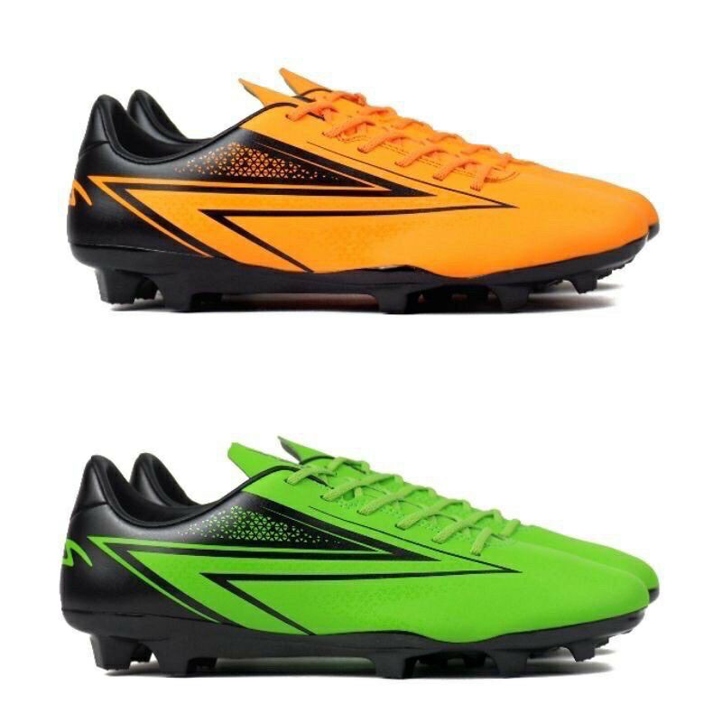 SEPATU BOLA SPECS HYPERSPEED FG GREEN ORANGE