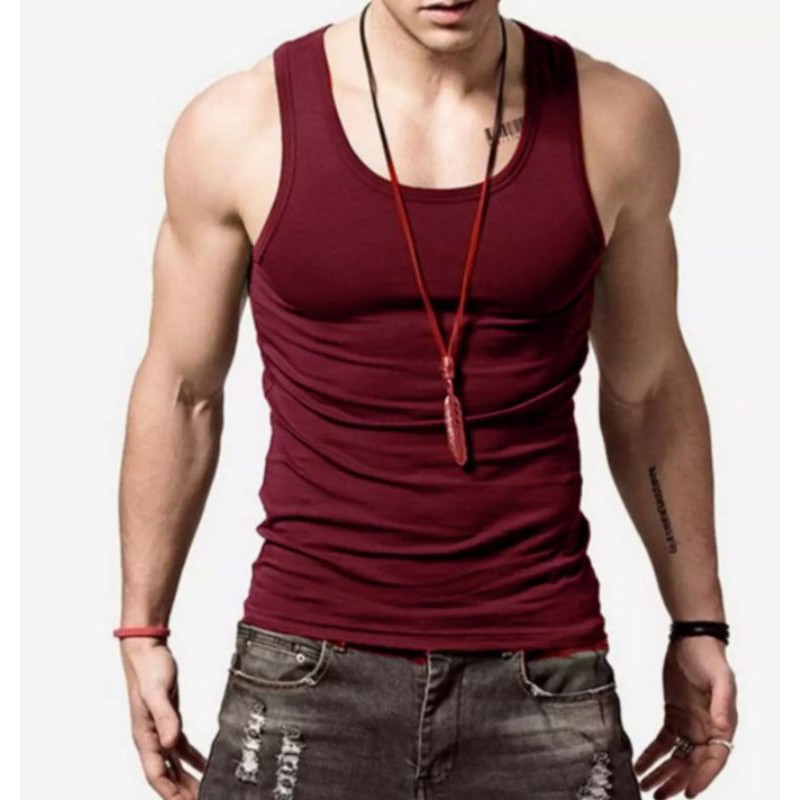 kaos dalam pria dewasa model singlet