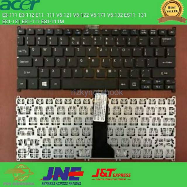 Keyboard Acer E3-111 E3-112 E11- 111 V5-121 V5-122 V5-171 V5-132 ES11- 131 ES1-131 ES1-111 ES1-111M