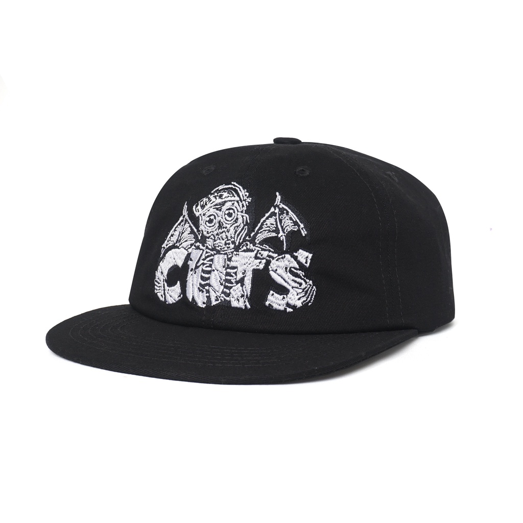 CUTS | Sixpanels Caps | STAY WASTED | Black