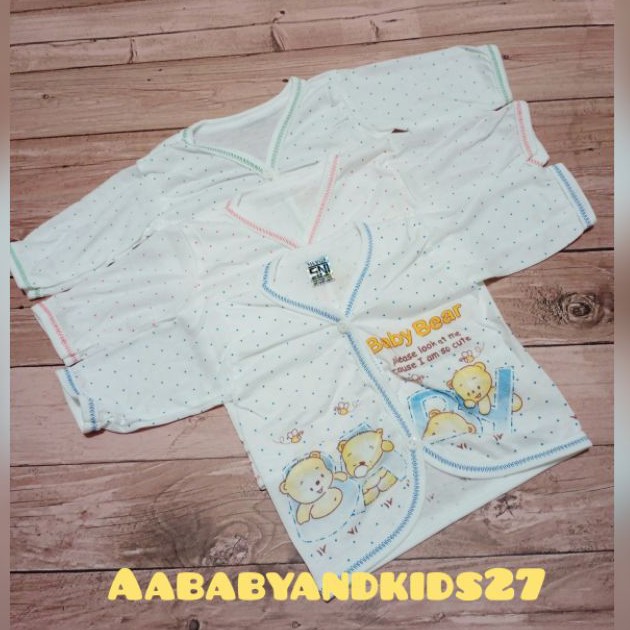 3PC BAJU BAYI LENGAN PANJANG MEYGA SN-BAJU BAYI LENGAN PANJANG NEWBORN-BAJU BAYI MURAH MERIAH