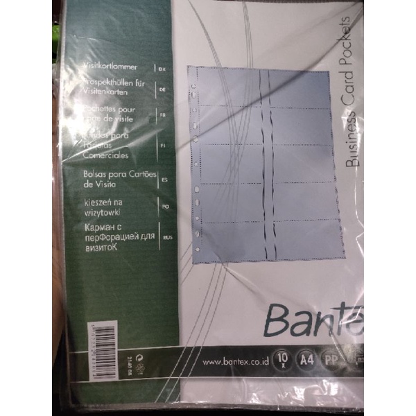 (BACA DESC)Sharing Slevee Binder Bantex A4 10p Collector Photocard/Sleeve Photocard Sleve Pc Slev ph