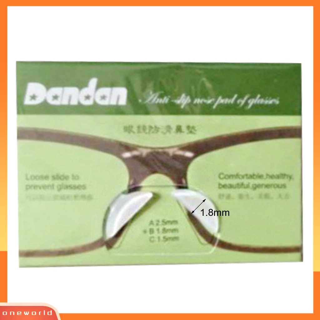 (ONWO) Bantalan Hidung Mini Anti Slip Bahan Silikon Untuk Telinga