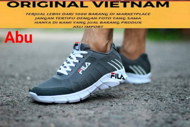 Sneaker Pria Batam ELIZA Darlene Casually Sneakers Hitam Putih Fullblack Bernapas New