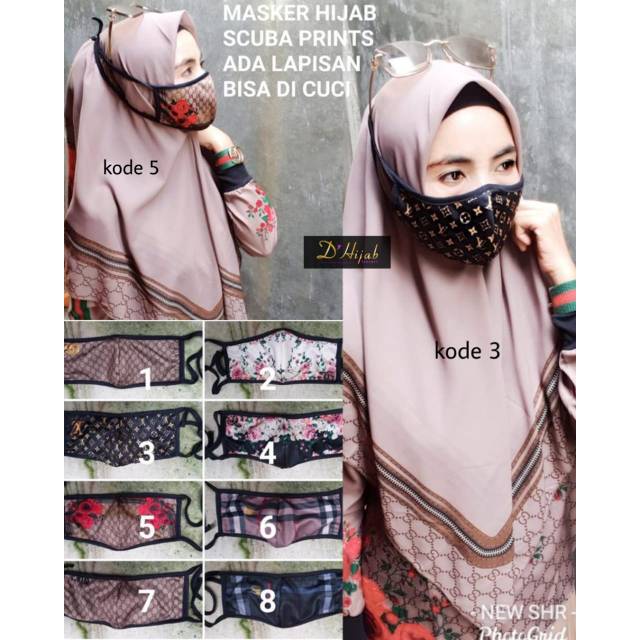 Masker hijab ORI BRAND SHR