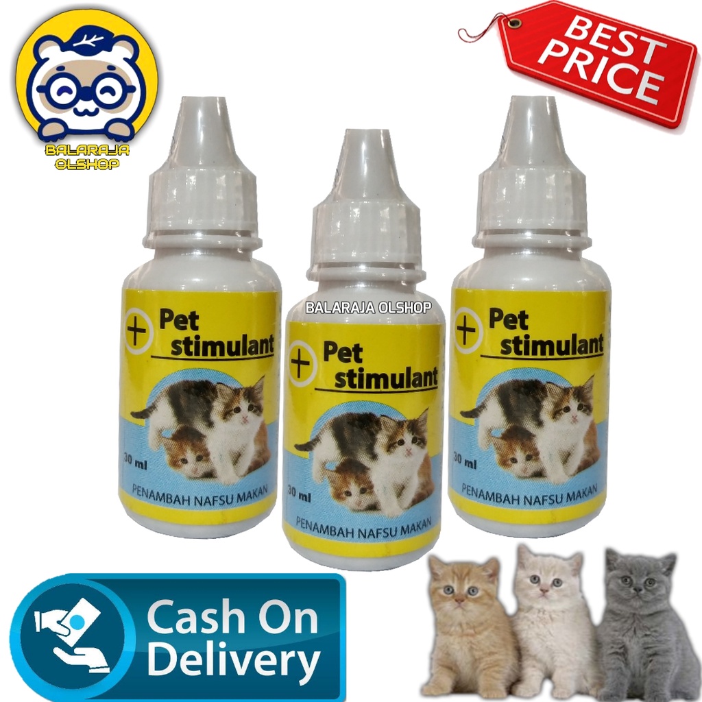 VITAMIN KUCING PENAMBAH NAFSU MAKAN KITTEN LEMAS KURUS PET STIMULANT