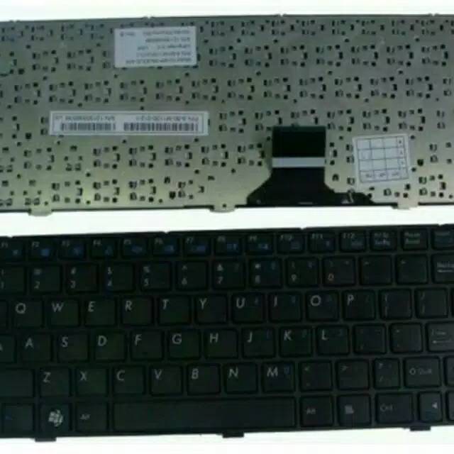 Keyboard Laptop Axioo CJM CJW W217 PJM M110 M1110q M1111 Zyrex M1100 M1115 Hitam