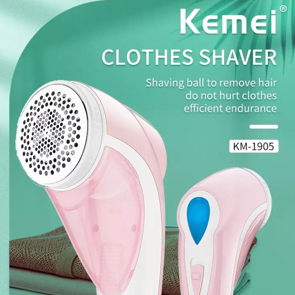 Kemei Alat Pencukur Bulu Pakaian Mesin Cukuran Cloth Fabric Shaver Pembersih Bulu Halus Electic KM 1905