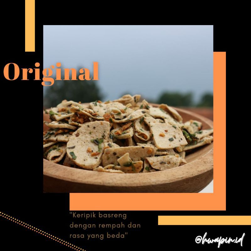 Keripik basreng ORIGINAL Daun Jeruk Asli BANDUNG Made by @Hwapin.id