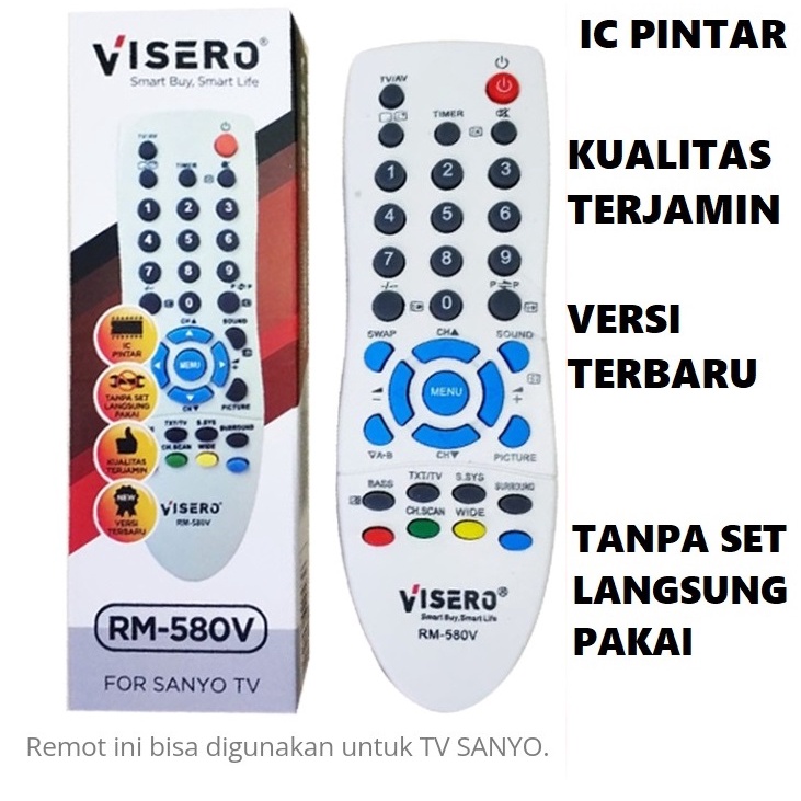 REMOTE TV SANYO BEST QUALITY (TV TABUNG)