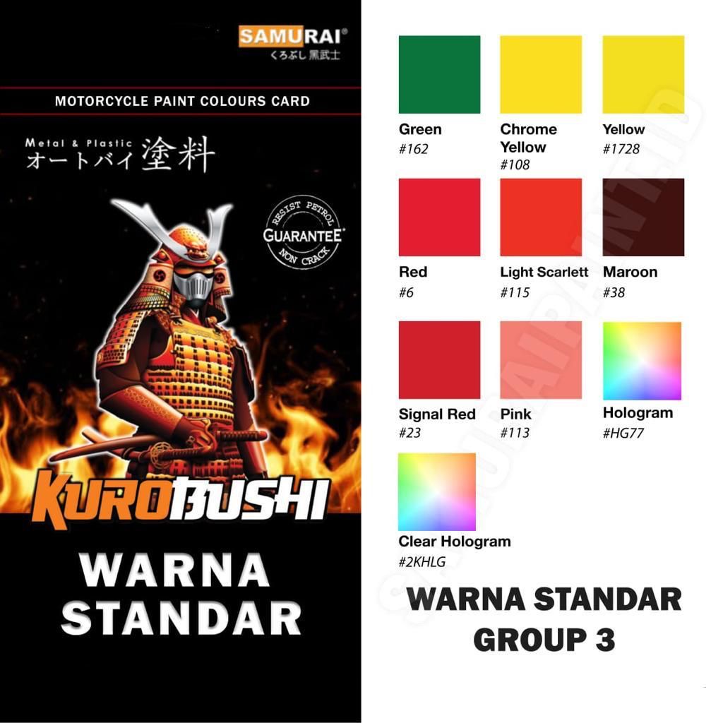 Samuraipaint Warna solid atau warna no star group cat semprot