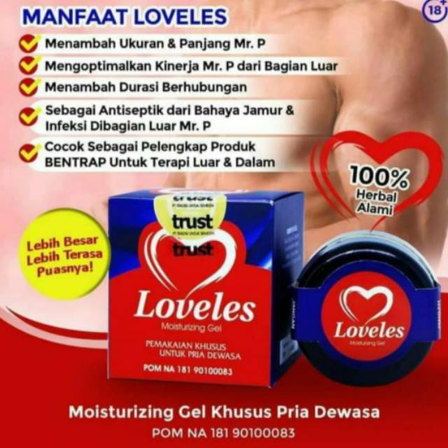 Loveles Original Moisturizing Gel Antiseptik Herbal Asli Loveless