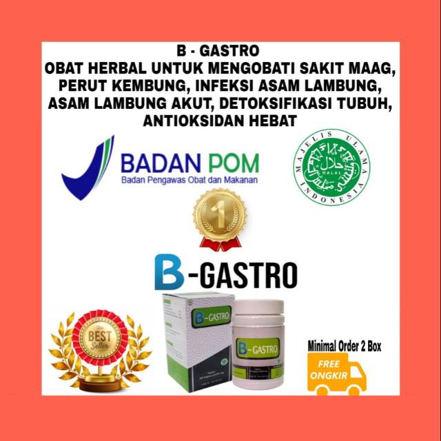 

OBAT ALAMI MAAG / ASAM LAMBUNG | BAHAN 100% ALAMI | INDOBIO B - GASTRO | HALAL MUI | LEGALITAS BPOM