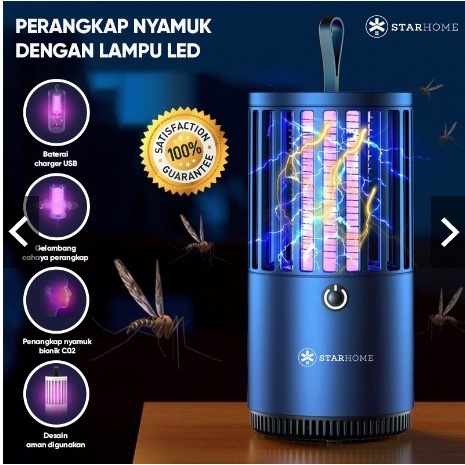 Lampu Nyamuk Perangkap Nyamuk StarHome dengan Cahaya Biru UV / Lampu Tidur Mosquito Killer Lamp LED Light BG-003