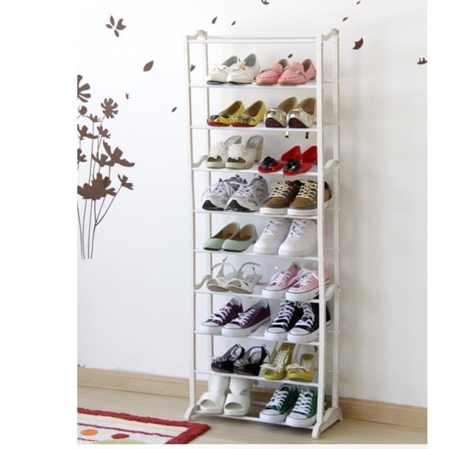 AMAZING SHOES RACK 10 TINGKAT / RAK JILBAB / RAK SYALL