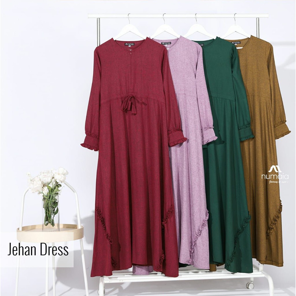 GAMIS KATUN MADINA SERUT  | GAMIS SYARI BUSUI | JEHAN DRESS BY NUMAIA