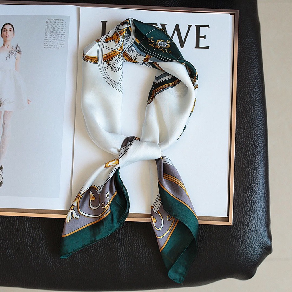 Super66 Scarf Syall Outer Leher Headband 70x70cm-9
