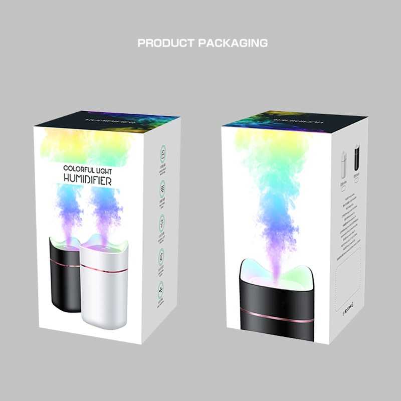 (100% BARANG ORI) HAOYUNMA Air Humidifier Diffuser Lampu Tidur RGB 1400ml - K45240