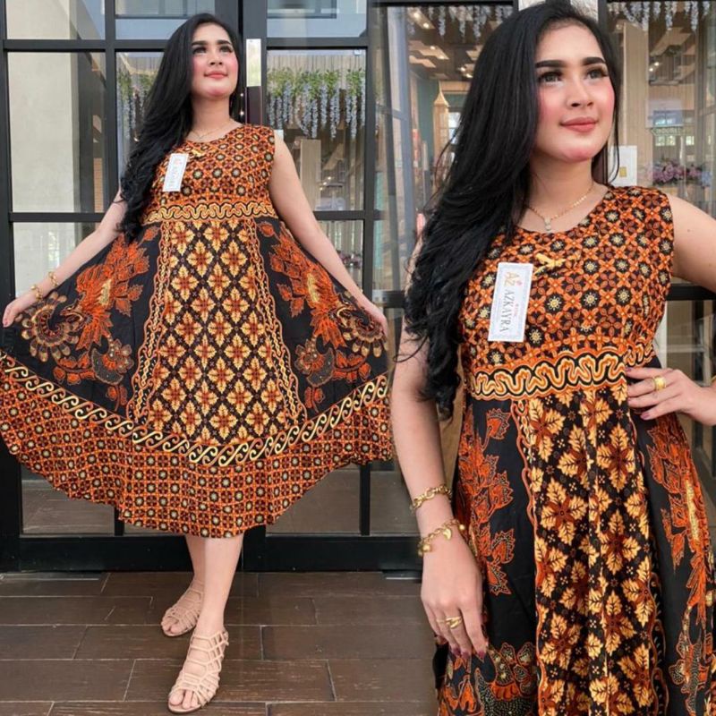 daster yukensi sogan daster batik pekalongan tiedie daster singlet daster jumbo non ruffle panjang selutut kekinian viral bahan adem lembut