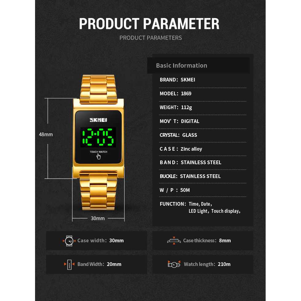 ARS - SKMEI Jam Tangan Digital Pria - 1869