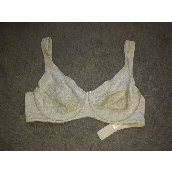 Bra Milavista Nonpad Color Light Grey Cotton