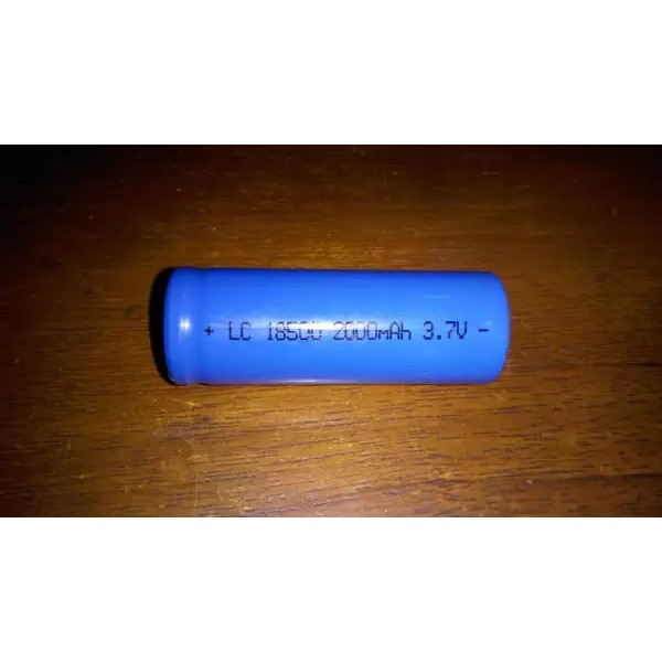 Baterai Charger Type 18500 3,7V 2000mAh Batre senter 18500 3.7V