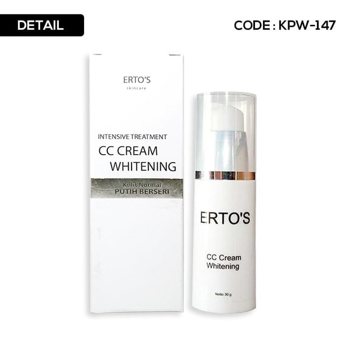 [ORI] CC CREAM Whitening Intensive Treatment Skincare Cream Pencerah &amp; Sunscreen Multifungsi Sebagai Base Make up l 30Gram Original BPOM