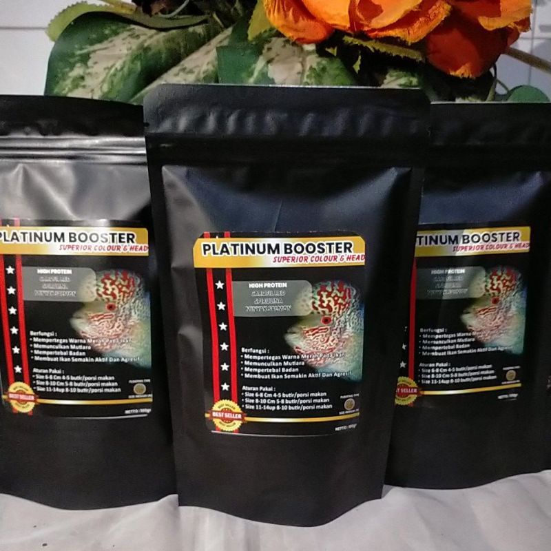 Pelet Louhan 100gr(Platinum Extra Red & Spirulina)