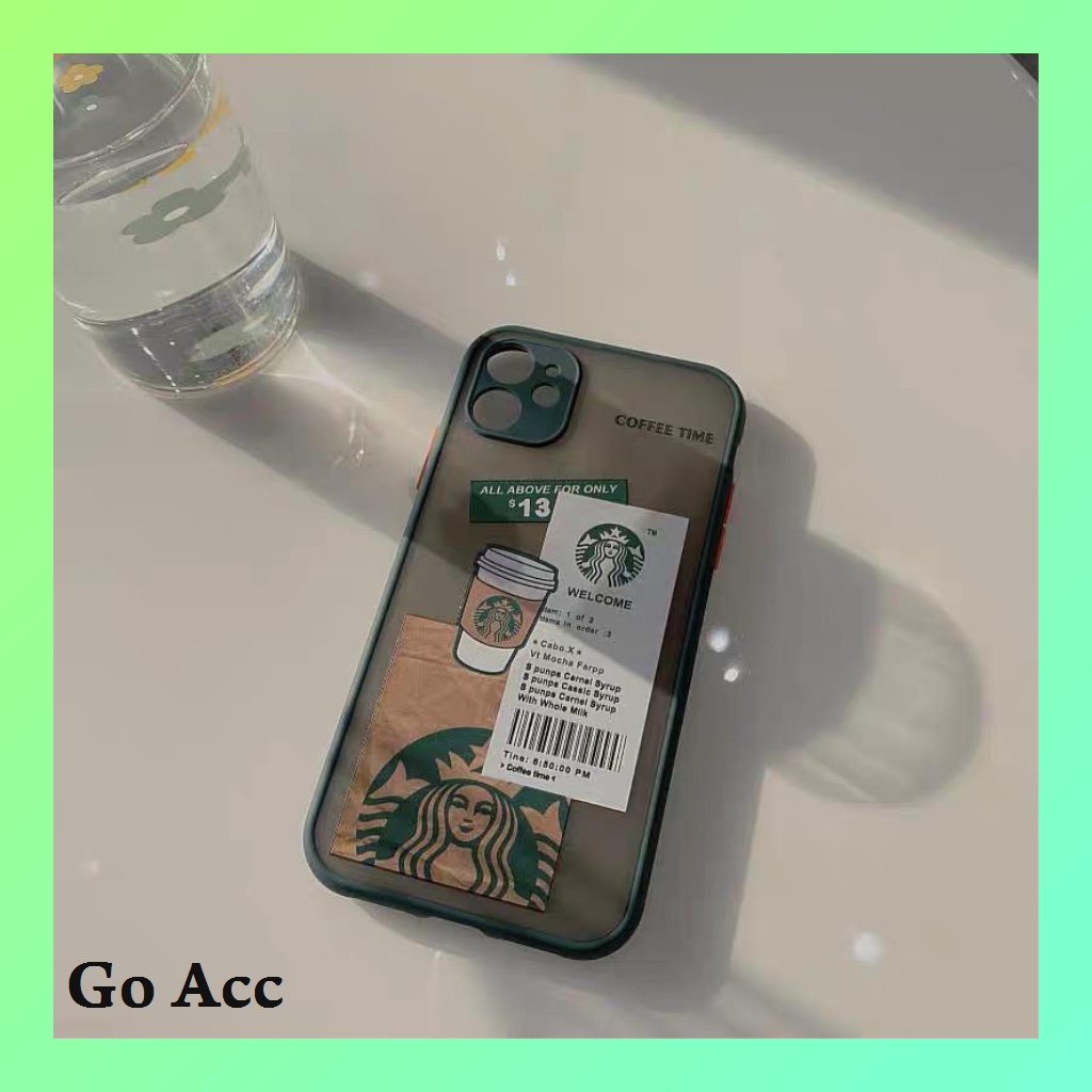 Softcase Unik Coffee Starbucks Vivo V21 V20 V23e Y12 Y15 Y17 Y20 Y20i Y12s Y30 Y50 Y30i Y91 Y93 Y95 Y21s/Y33s Infinix Hot 9 Play Hot 10 Play Note 10 Pro Smart 5 Hot 10s FM02