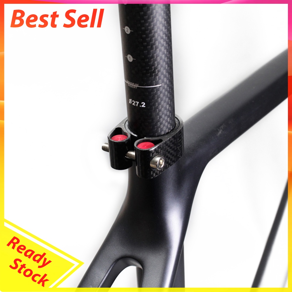 30.8/30.9/31.6mm Carbon Fiber Bike Seatpost Clamp MTB Road Seat Tube Clip