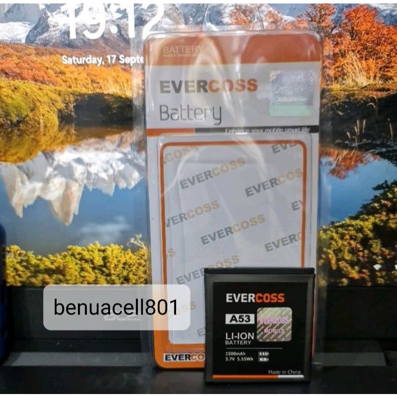 battery baterai batrai Evercoss A53