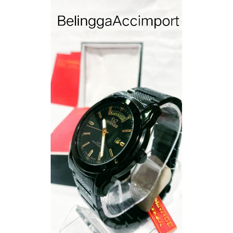 Jam Tangan pria ORIGINAL Mirage terbaru 7407BRP-M