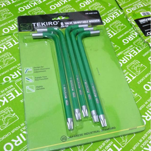 KUNCI L STEL KLEP KOMBINASI T40 TEKIRO BIJIAN