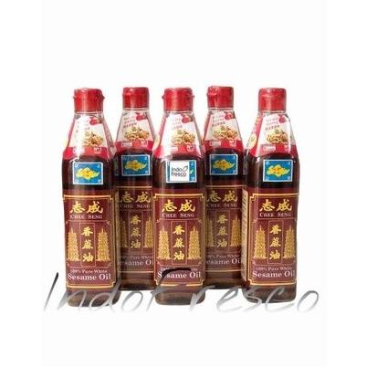 

MINYAK WIJEN PURE 375 ML CHEESENG SESAME WHITE CHEE PAGODA SENG OIL- SDFD51313