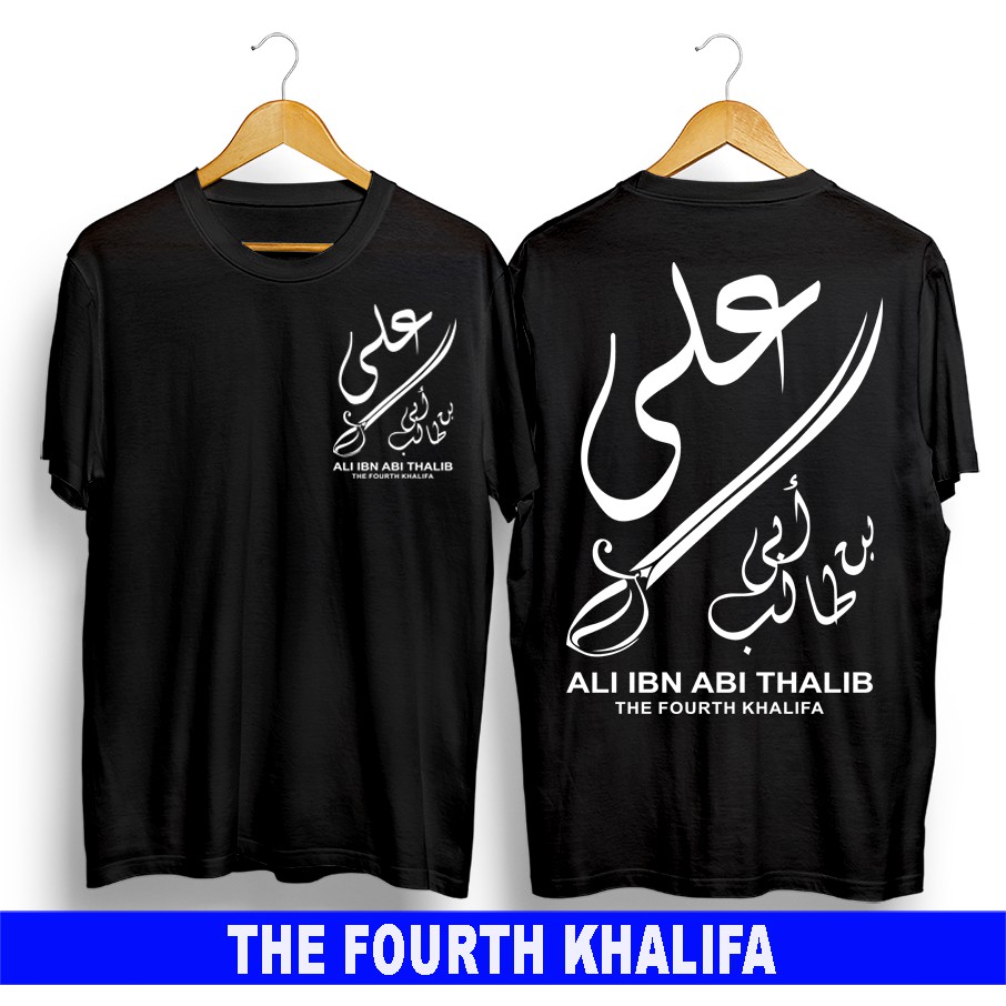 FANSHOP XP Kaos dakwah JUMBO Tauhid Islami Santri Ngaji - katun combed size L & XXL / COD-The Fourth Khalifa