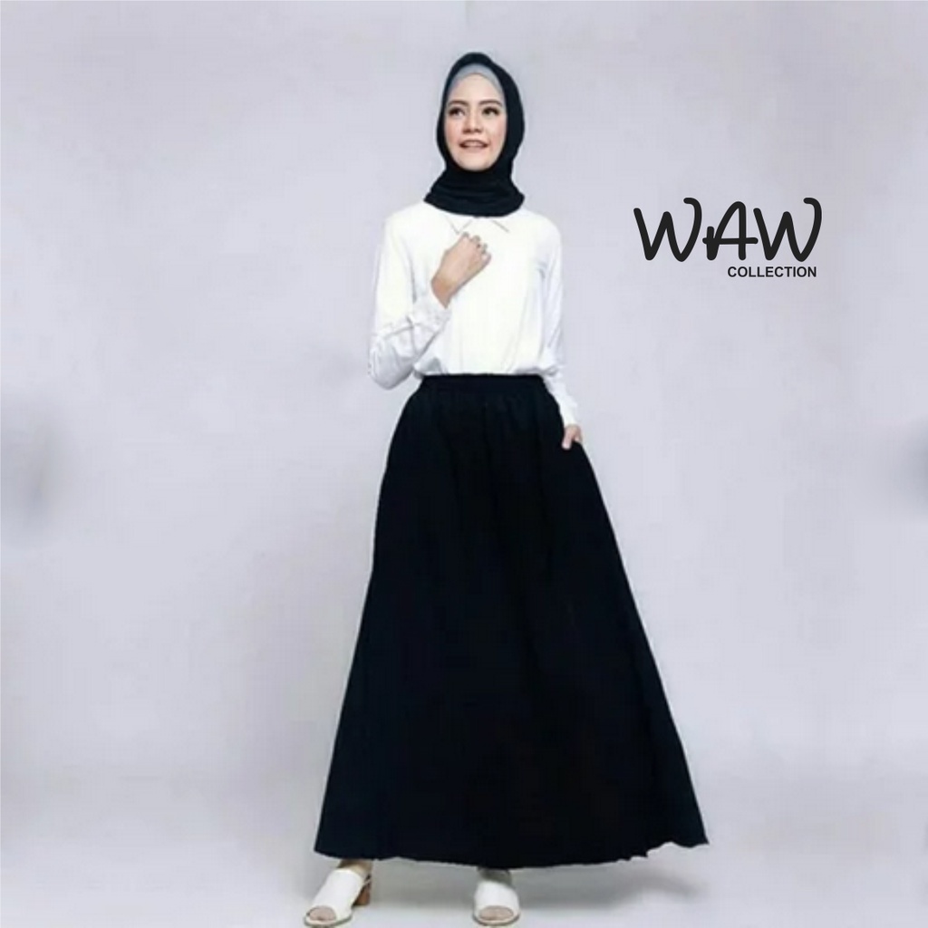 ROK KERJA MODEL A LINE MAXI SIZE S - L12  [PREMIUM QUALITY]