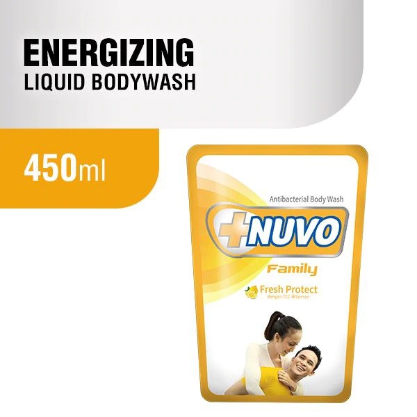 Nuvo Antibacterial Family Body Wash Refill 400ml