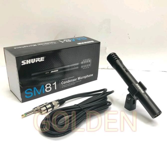 Mic Kabel Shure SM81 Condenser Shure SM 81 Condensor