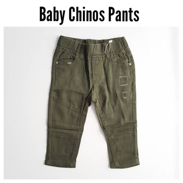 Celana Chinos Bayi Baby Pants Panjang Cino Jalan Pergi Formal Bahan Anak 6 9 12 18 Bulan 1 Tahun