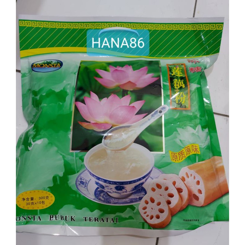

MONSTA minuman Serbuk Pati Akar Teratai isi 10 sachet (300gr)