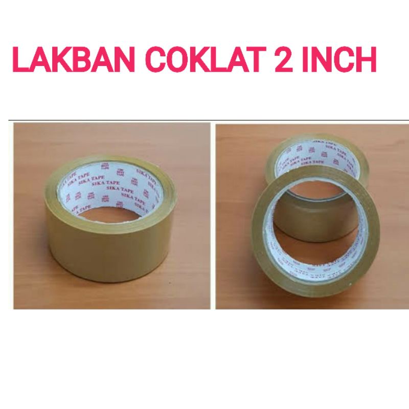 

Lakban SIKA 2 Inch Coklat 48 x 80 Yard