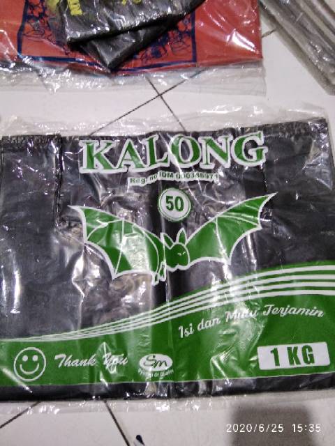 Kantong Plastik besar UK 50 merk Royal dan Kalong